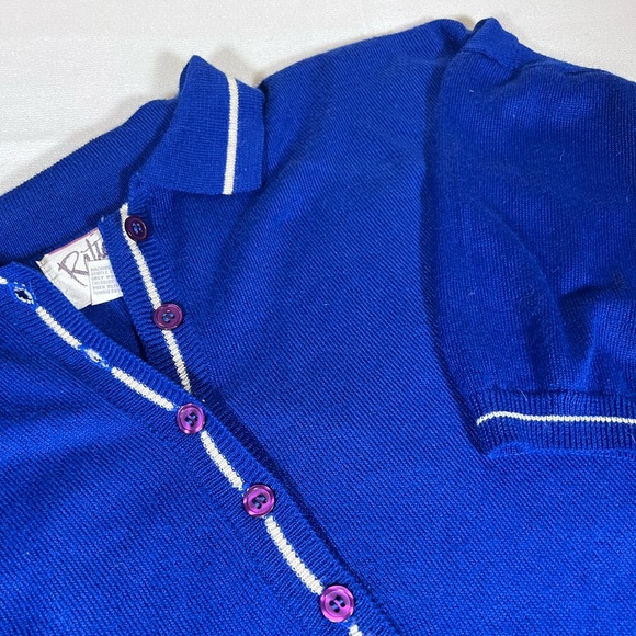 VINTAGE | RATIO Sweater Set | Blue | L - Picture 3 of 7